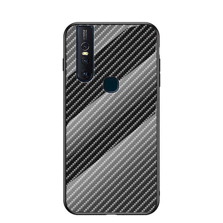 Aramid Fiber  Real Body Armor Material Phone Case Minimalist Strongest Durable Snugly Fit Snap-on Case for VIVO V15