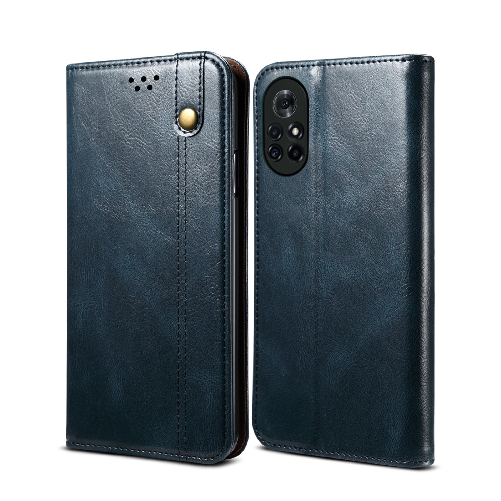 For Huawei Nova 8 Luxury Magnetic Flip Leather case Smartphone Wallet Case Custom Fashion Phone Case