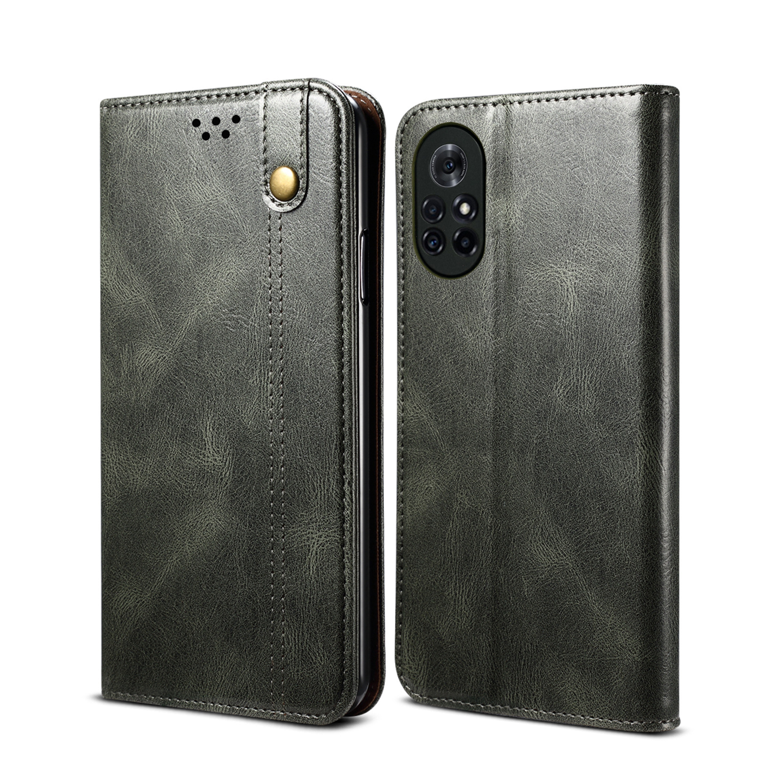 For Huawei Nova 8 Luxury Magnetic Flip Leather case Smartphone Wallet Case Custom Fashion Phone Case