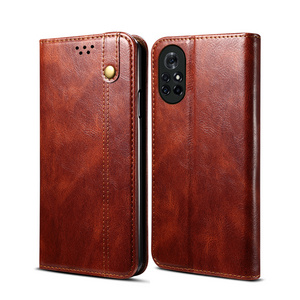 For Huawei Nova 8 Luxury Magnetic Flip Leather case Smartphone Wallet Case Custom Fashion Phone Case