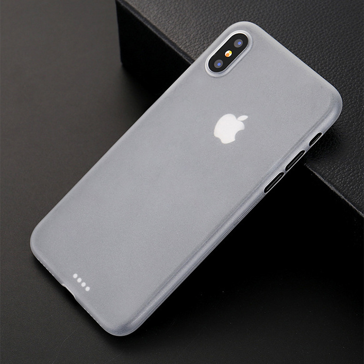 10 Colors Available Ultra-thin Matte PP Mobile  Phone Case for New Apple  iPhone X