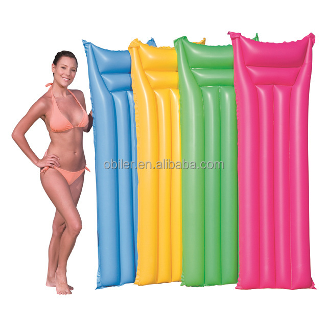 44007 Top Sale Inflatable Plastic Inflatable Lounger 183CMx69CM Water Pool Float Mattress