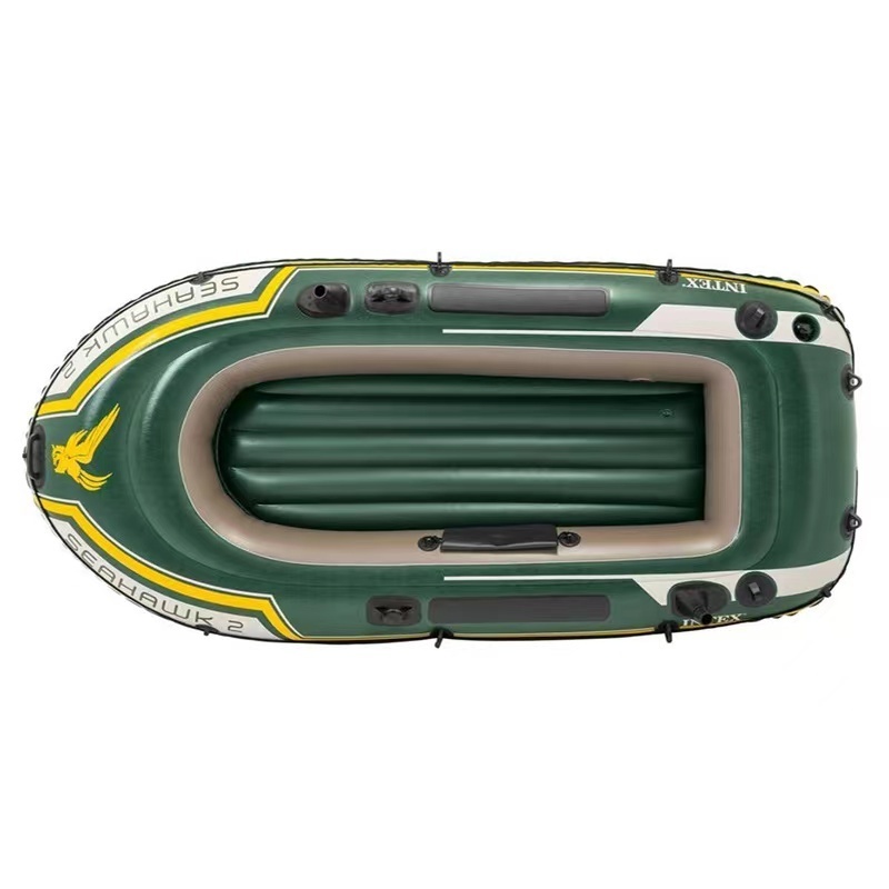 OBL 68347 Paddle PVC Fishing Kayak Sand Eagle 2 person Inflatable Fishing Boat CanoeKayak Seat Rowing Boats