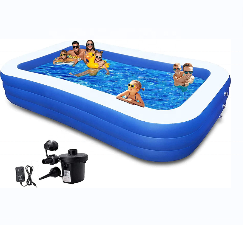 OBL 2023 New Design Large Above Ground Pvc Inflatable Swimming Pool Customizable Outdoor Ball Pit Kids&Adults  Paddling Pool 