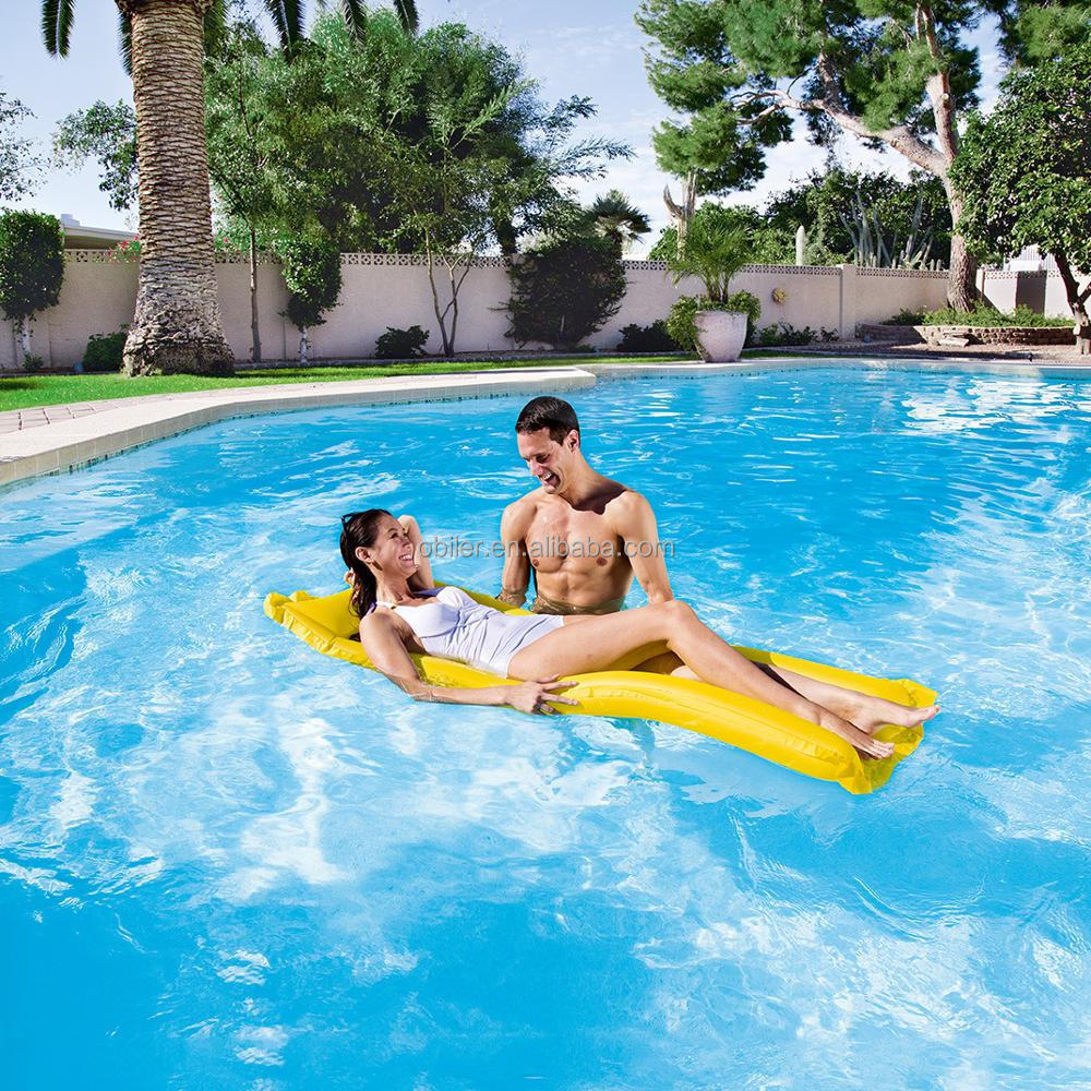 44007 Top Sale Inflatable Plastic Inflatable Lounger 183CMx69CM Water Pool Float Mattress