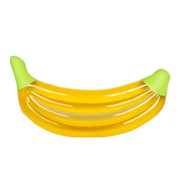 OBL New Arrivals Banana Pool Floats for Adults Inflatable Giant Fruit Pool Floats Toys Swimming Ring Inflatable Ride On Mat