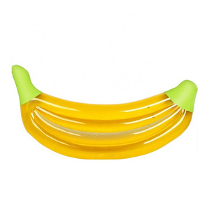 OBL New Arrivals Banana Pool Floats for Adults Inflatable Giant Fruit Pool Floats Toys Swimming Ring Inflatable Ride On Mat