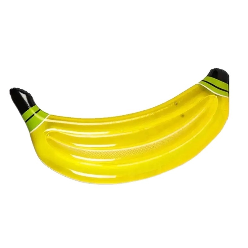 OBL New Arrivals Banana Pool Floats for Adults Inflatable Giant Fruit Pool Floats Toys Swimming Ring Inflatable Ride On Mat