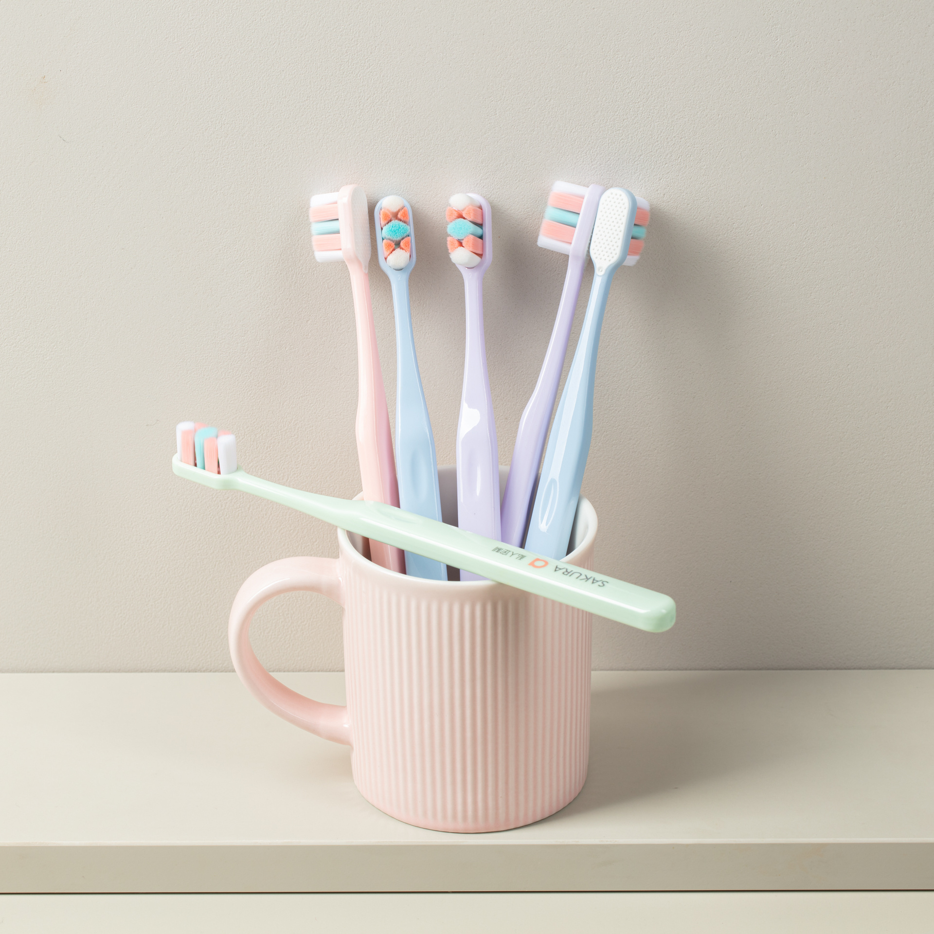 High Quality Oem Customized Deep Clean Toothbrush Soft Adult Toothbrush with 10000 Bristles