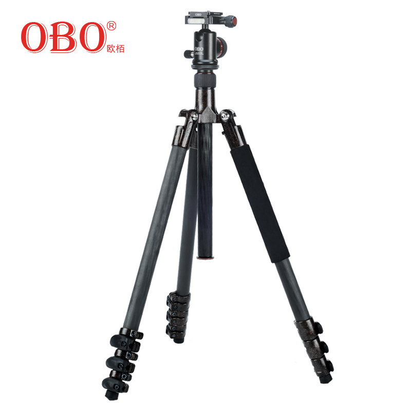 OBO BGC254 Professional Buckle lock camera tripod CNC carbon fiber material