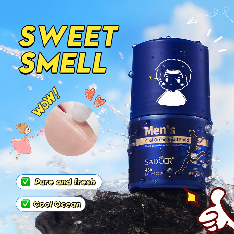 OEM SADOER men deodorant natural ocean fragrance skin care long lasting deodorant  antiperspirant