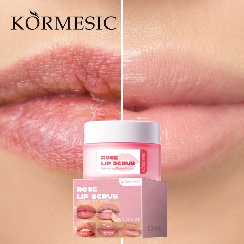 Private label KORMESIC Moisturizing Lip Mask Moisturizing Lip Balm Moustirzing Sugar Vegan Exfoliate Lip Scrub