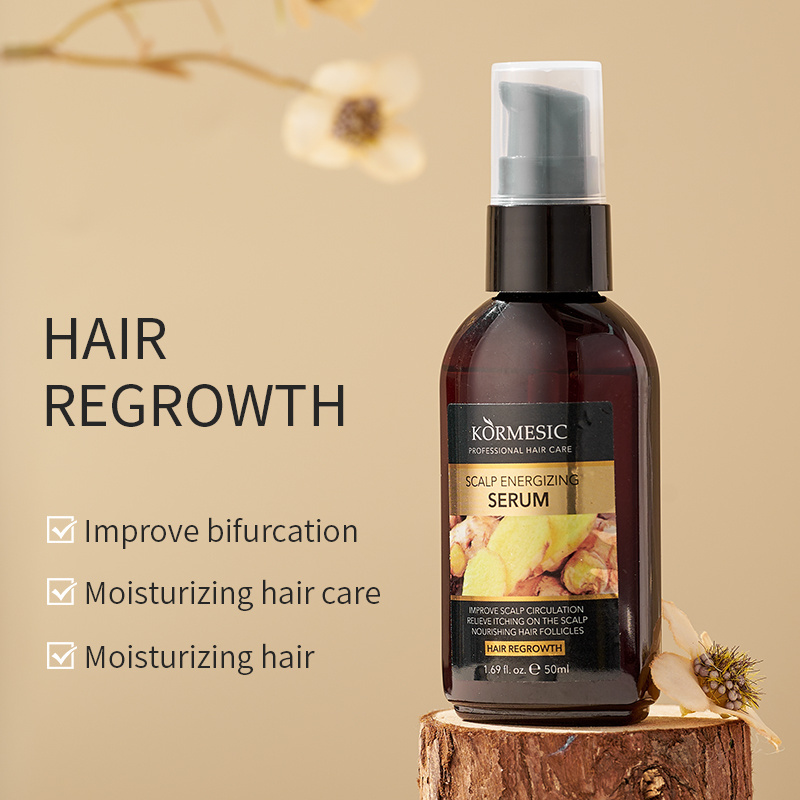 KORMESIC Private Label Natural Organic Repair Dry Frizzy Damaged Hair Smooth Soften Ginger Hair Serum