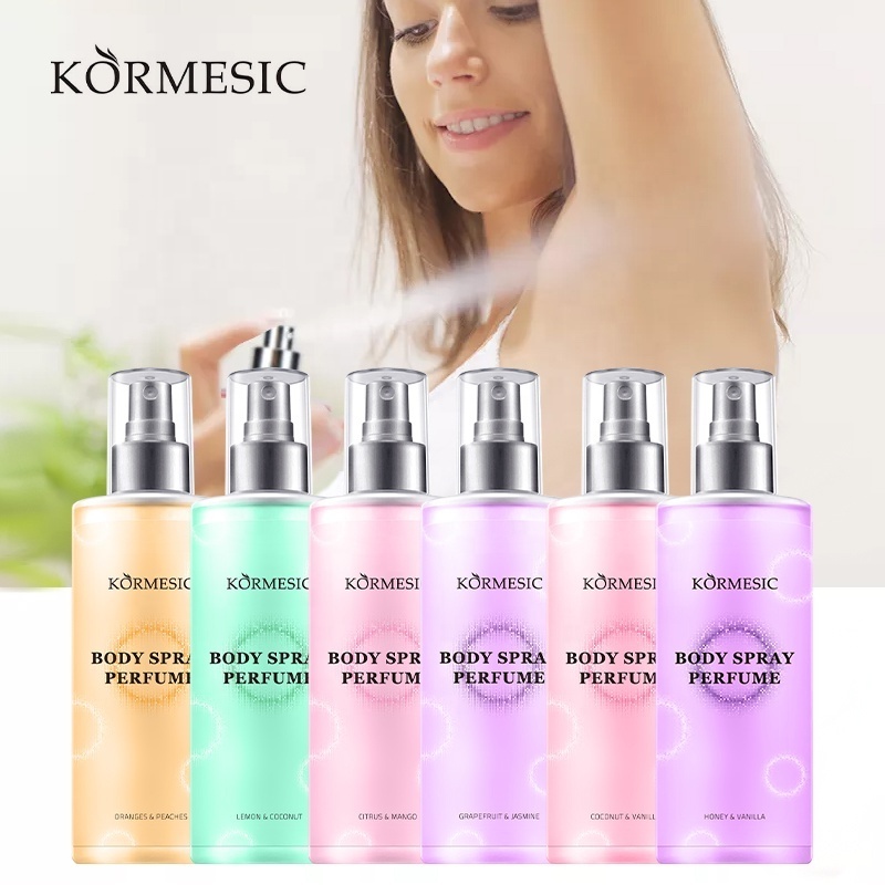 KORMESIC Natural Clear Body OEM Bottle Private Label Long Lasting Deodorant And Antiperspirant Hand Body Dry Spray For  Women