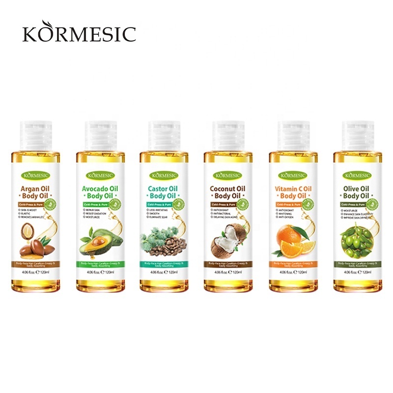 Private Label KORMESIC rose face oil Massage pregnant women essence moisturizing body massage Exfoliating coconut oil