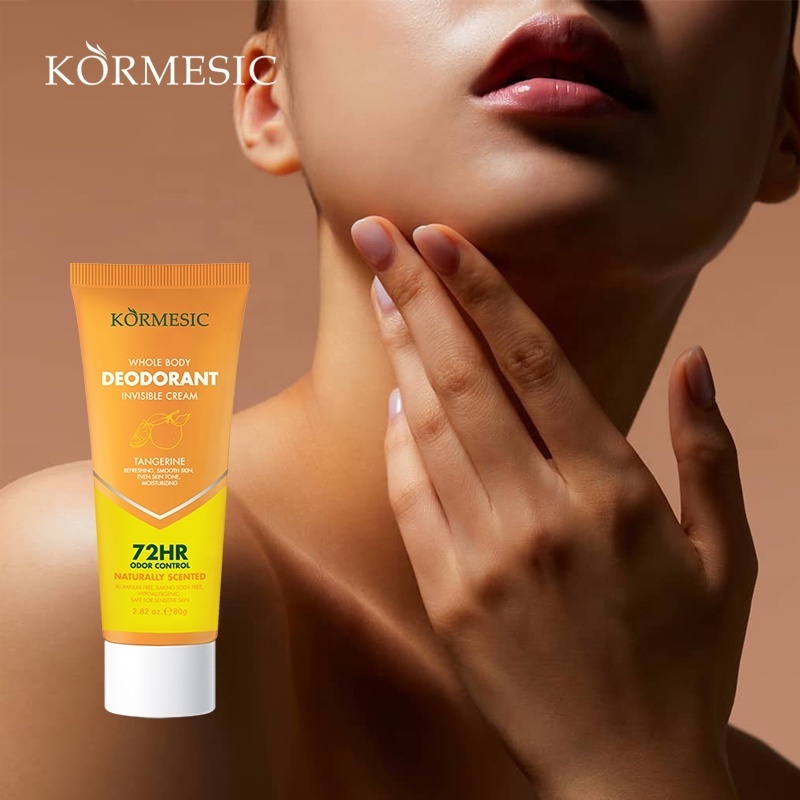 OEM ODM Private Label KORMESIC popular Free Long Lasting Plant Extract Natural Underarm Solid Deodorant cream