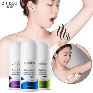 ZHIDUO  Vegan Organic Unisex Fragrance Body Deodorant Roll On Stick Perfume Eco Friendly Body Deodorant & Antiperspirant Stick