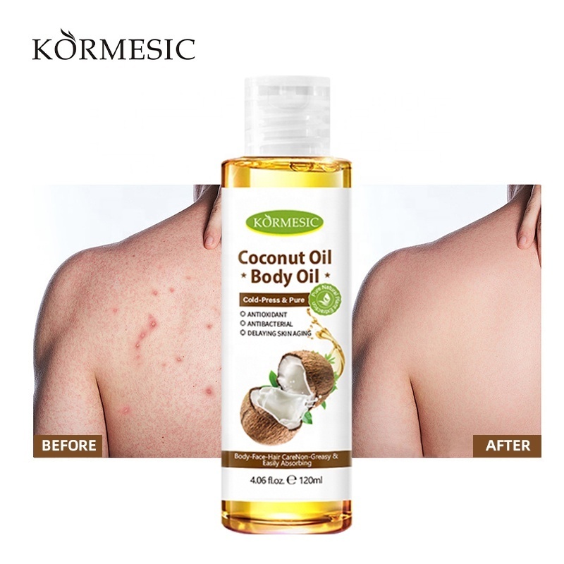 Private Label KORMESIC rose face oil Massage pregnant women essence moisturizing body massage Exfoliating coconut oil