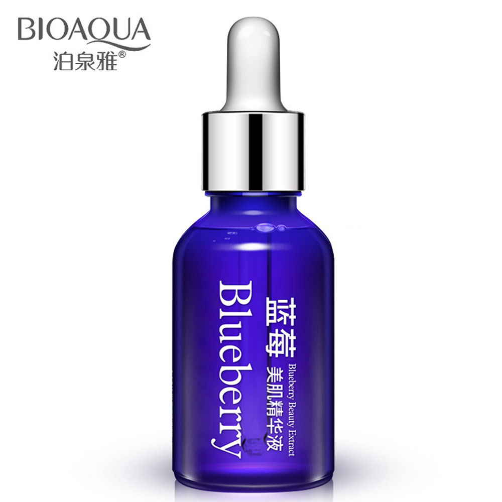 OEM Bioaqua private label blueberry extract Anti Aging Serum Best Skin Whitening essence liquid