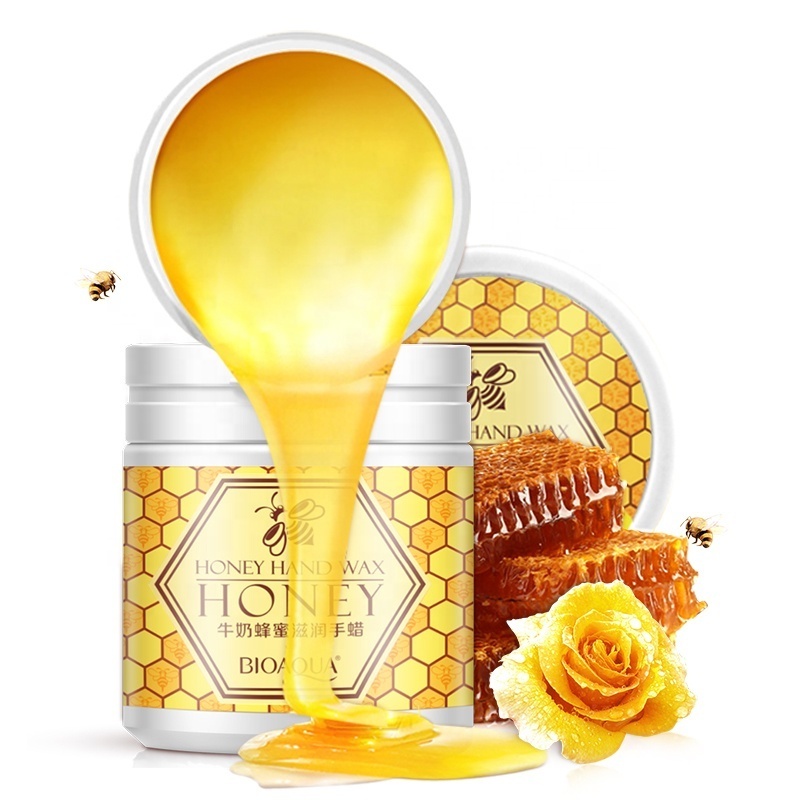 BIOAQUA milk honey Whitening hand mask Anti-chapping Moisturizing Remove Dead Skin Hand Cream