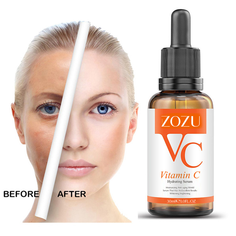 ZOZU guangzhou obo cosmetic BIOAQUA Natural Skin Care Hyaluronic Acid Anti-aging Whitening Vitamin C face serum