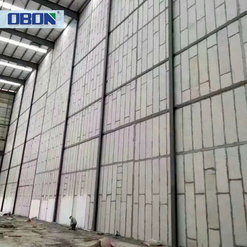 OBON Green Wall System Building Materials Lightweight Aerated EPS Concrete Precast AAC Wall Panel