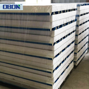 Thermal Insulation 50~200mm Thickness Polystyrene EPS Sandwich Panel Roofing and Wall Boards