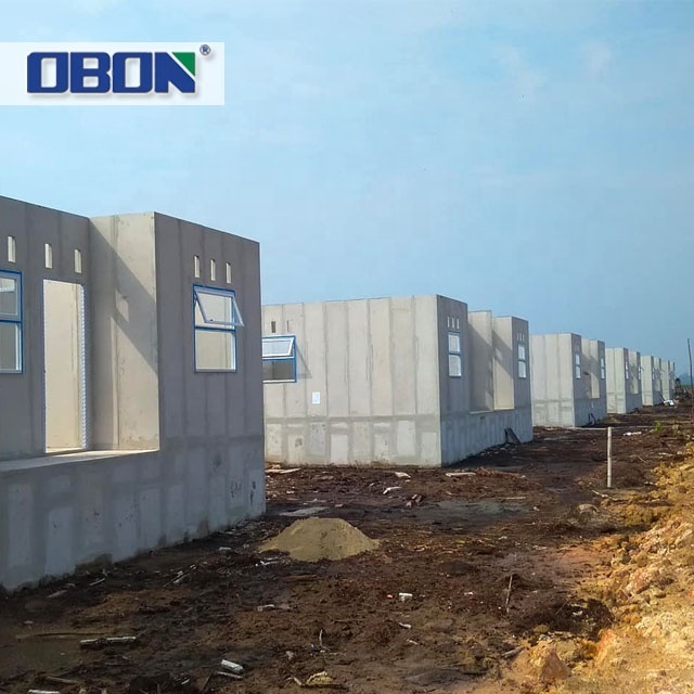 OBON Construction Material Building Ready Made Cement Walls, Ready Made Brick Walls.