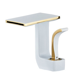 Fancy Bathroom Faucet Sell One Handle Basin Faucet For Bathroom Sink Ware Hot and Cold Brass Bathroom Basin Faucet