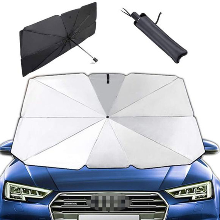 Front Glass Window Shield Universal Uv Protection Custom Folding Car Sunshade Umbrella