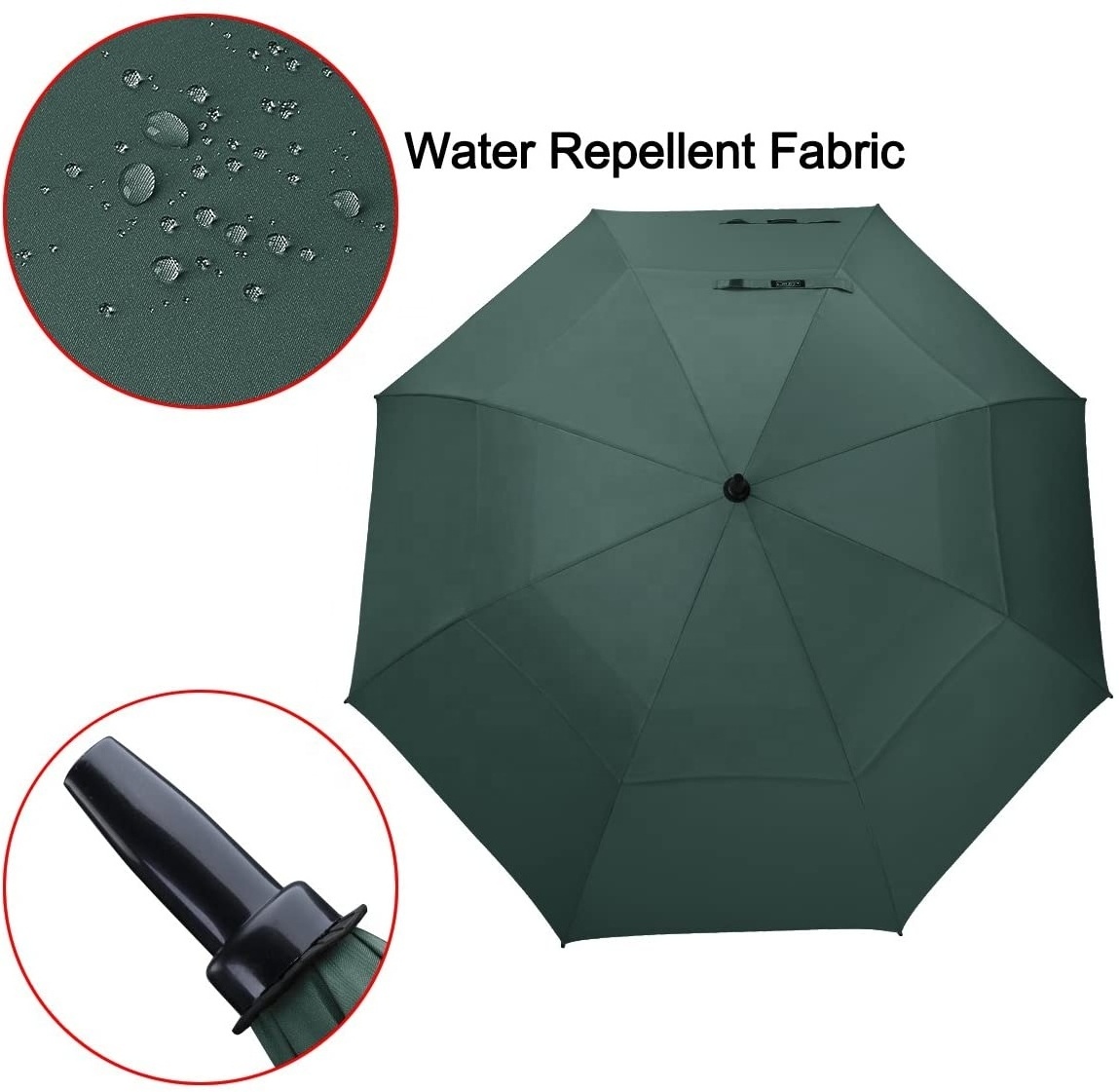 68 inch auto open custom large air vented sombrillas large reinforced windproof golf umbrella