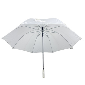 Elegant Rainproof Auto Open Wedding Golf factory Umbrella White