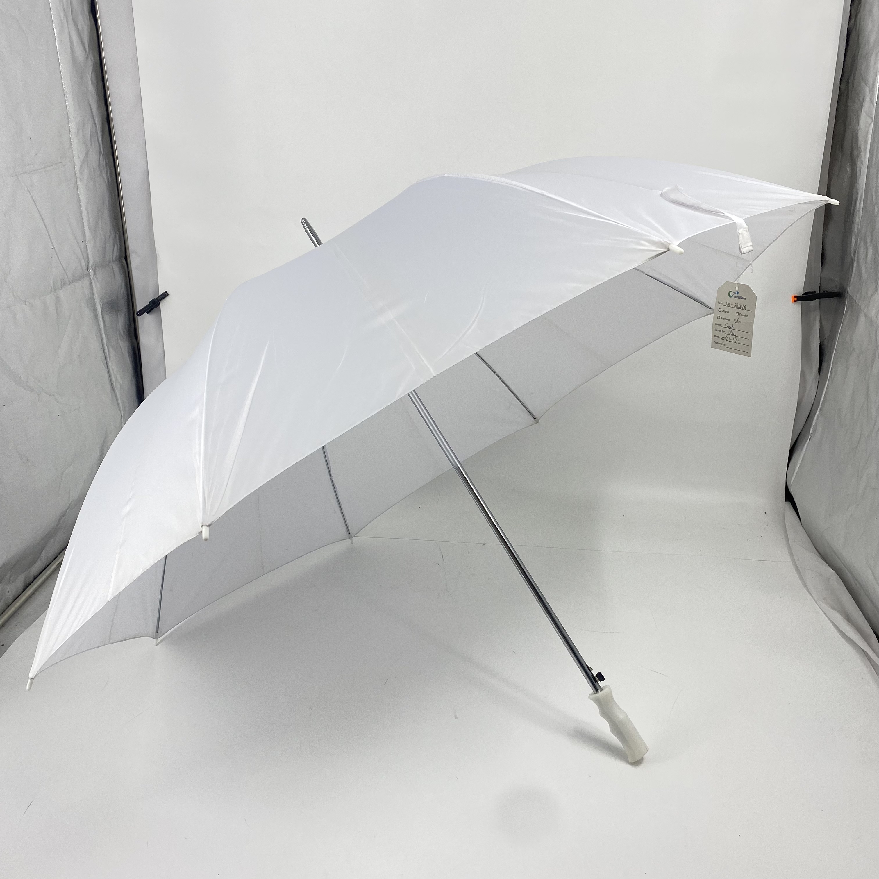 Elegant Rainproof Auto Open Wedding Golf factory Umbrella White