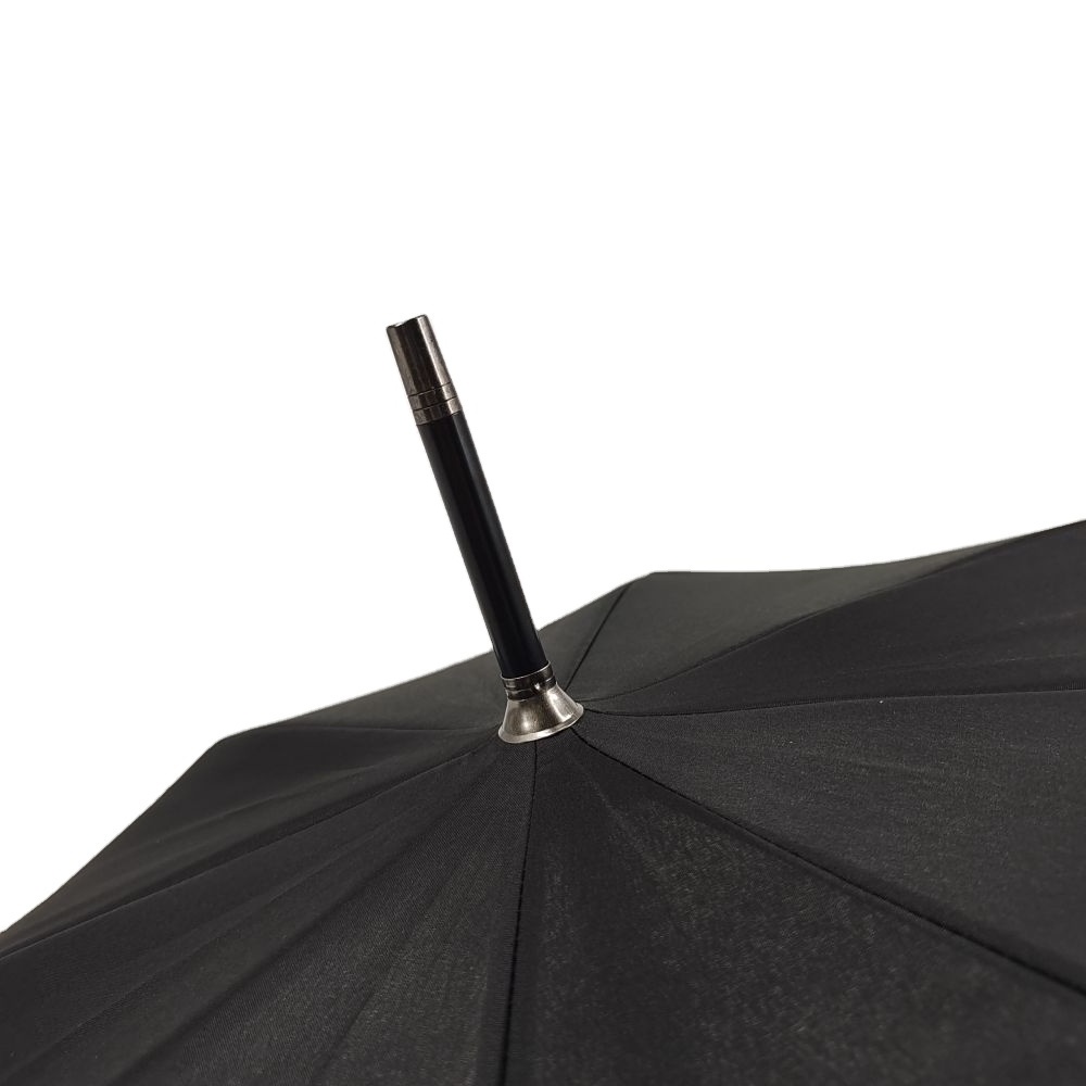 RPET Umbrella a Recycled Straight Umbrella Bamboo Handle Environment Friendly Renewable Fabric Fabric Material Customized Logo