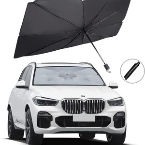 Car Umbrella For Windshield Sun Protection Foldable Car Sunshades Reflect And Protect Vehicle From UV Sun And Heat