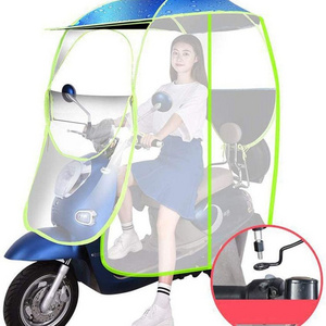 Outdoor Windproof Sunshade Easy Remove Durable And Strong Electric Bike Promotional Scooter Motorcycle Bicycle Umbrella