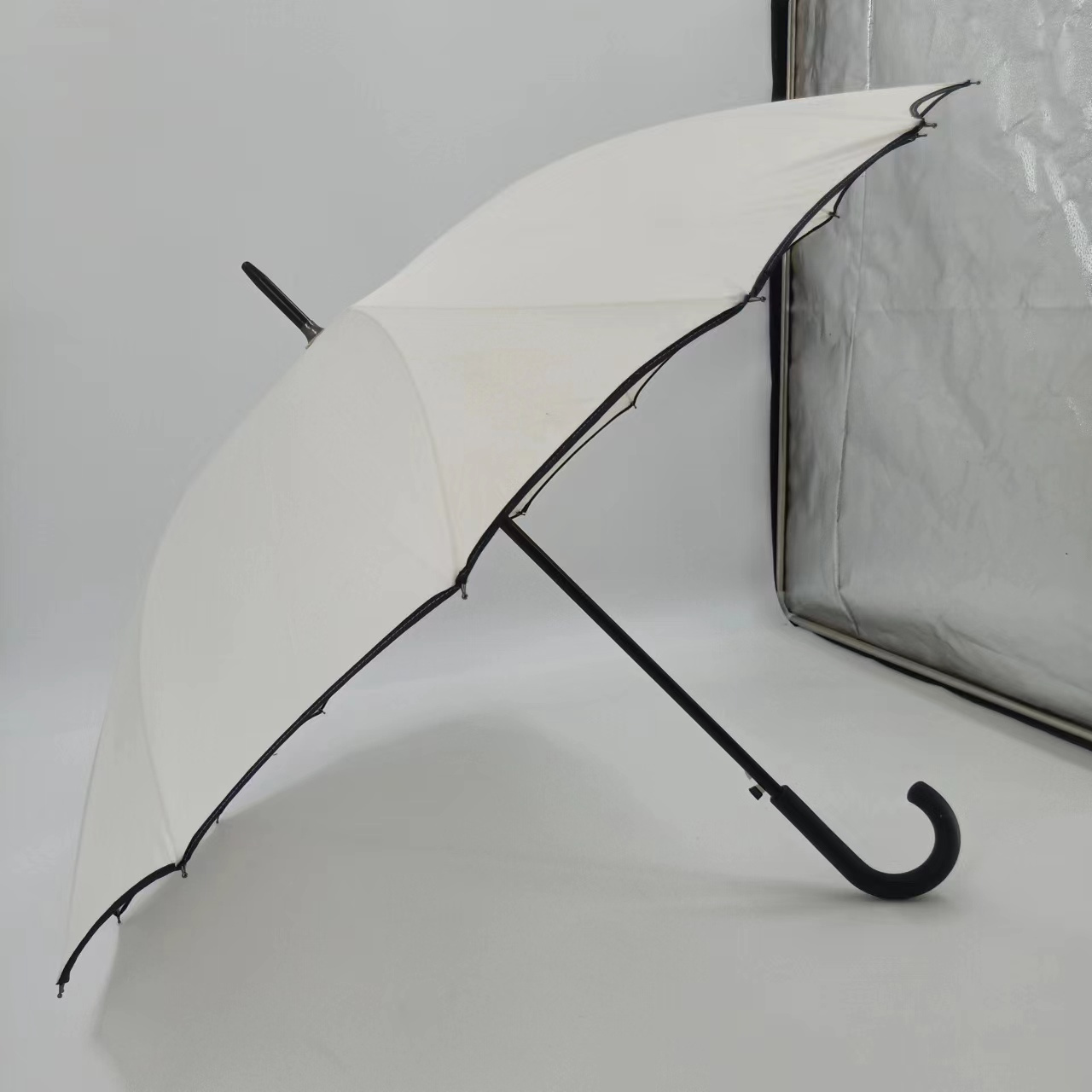 Custom Logo Straight Umbrella For The Rain One-Piece Type Full Body Straight Umbrella