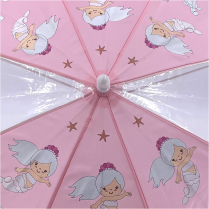 Cute design new Mermaid cartoon custom logo safe child children's kids umbrella for kid