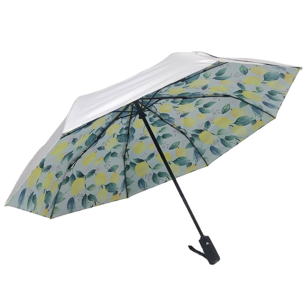 2023 Customised Sun UV Protect Folding and Portable Windproof Sunscreen Travel Umbrella