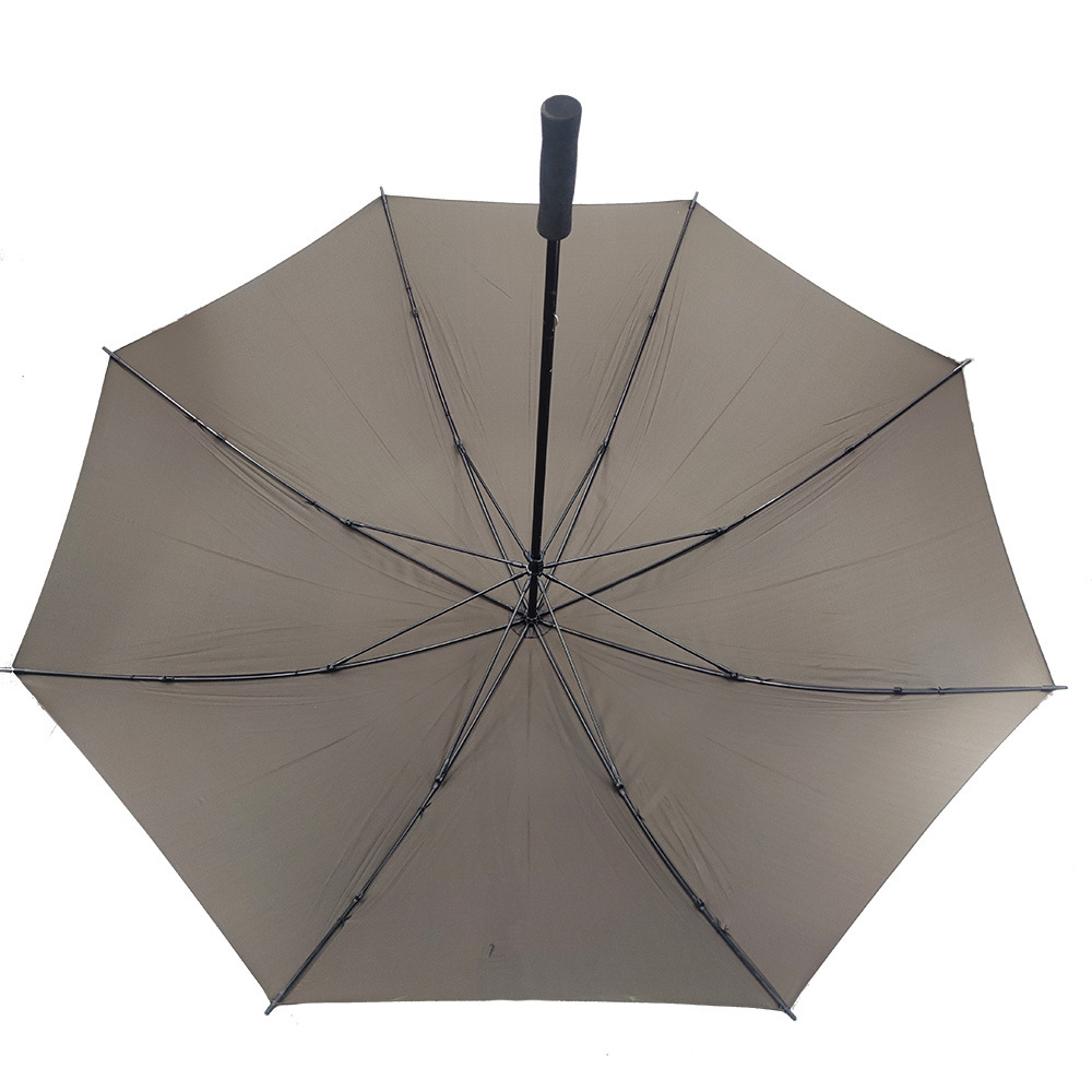 China Manufacturer Windproof Best Quality Fiberglass Innovation Golf Umbrella with custom logo