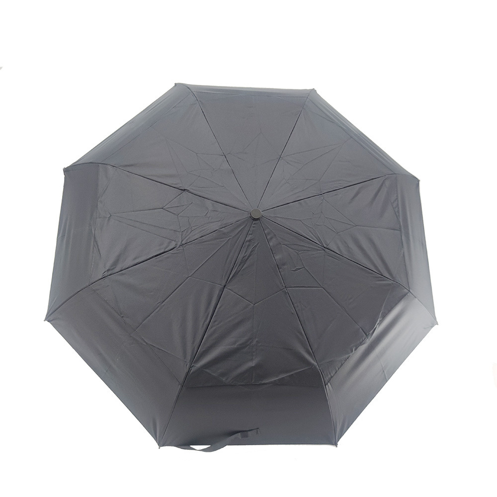 China Hot Sale Windproof Waterproof 3 Folding Manual Close Telescopic Compact Foldable Travel Umbrella with custom logo