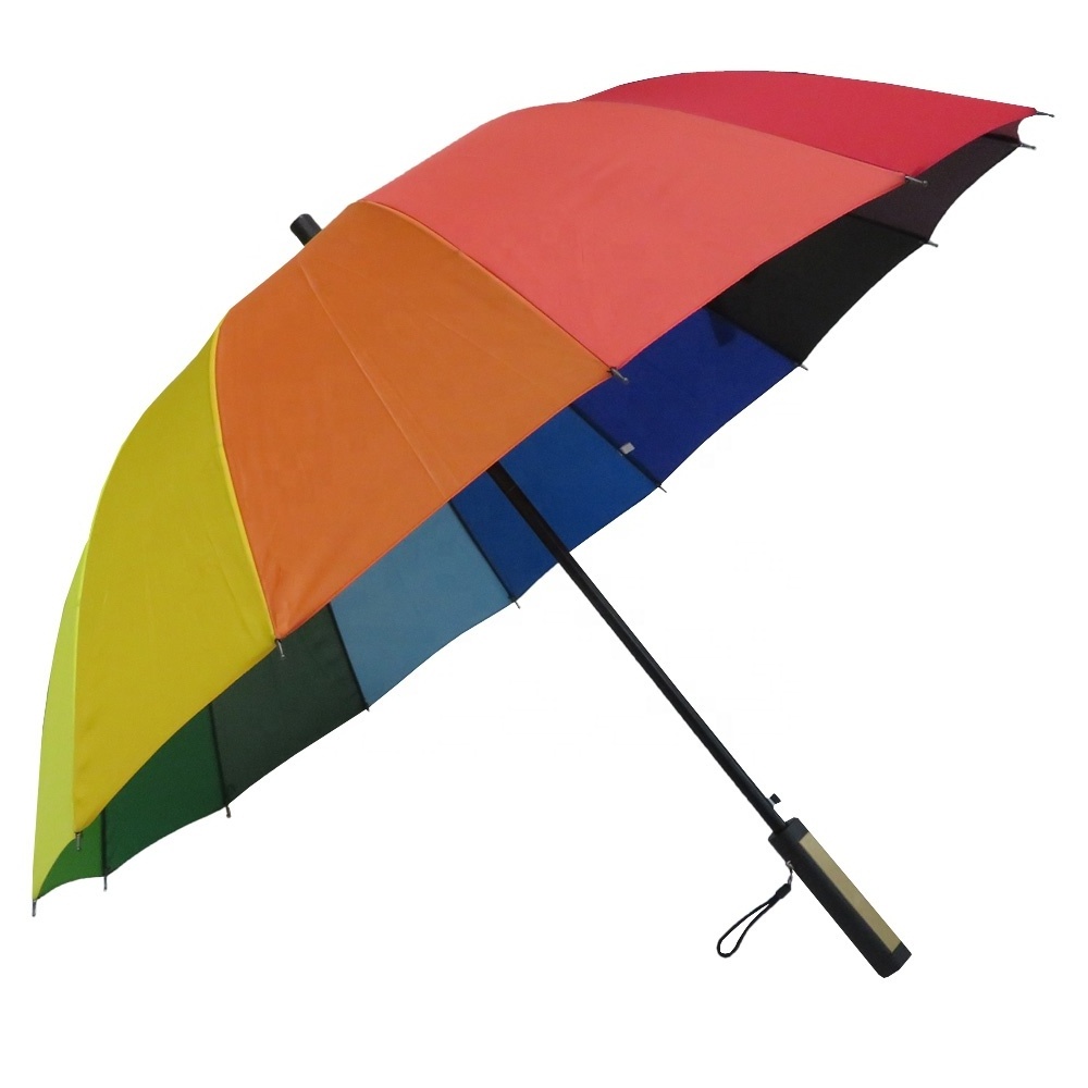 16K multi-color automatic strong windproof and waterproof  umbrella