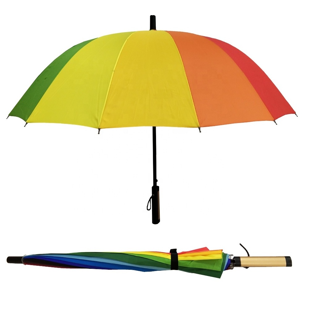 16K multi-color automatic strong windproof and waterproof  umbrella