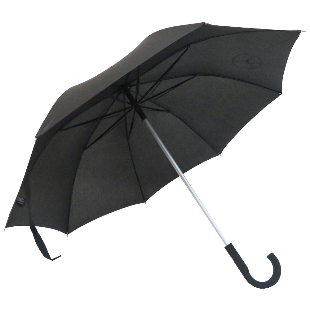 Black with logo printed advertising and best gift car umbrella for Benz umbrella