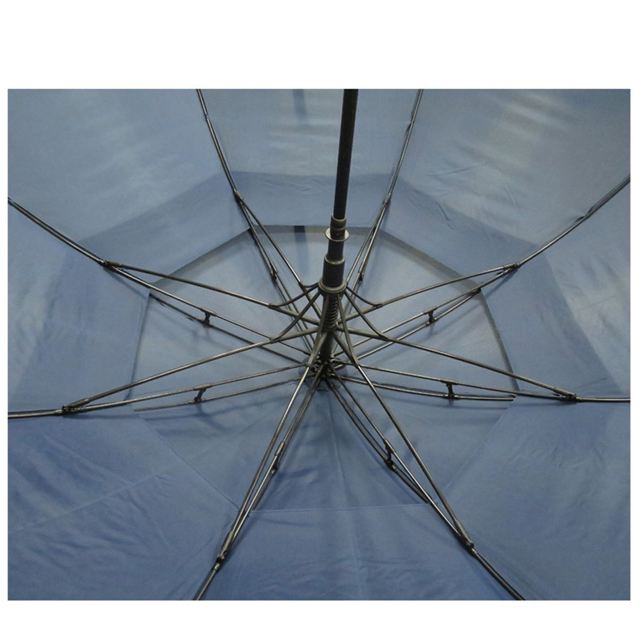 62inch Double Canopy Windproof Fiberglass Frame Large Outdoor Umbrella Golf  umbrella