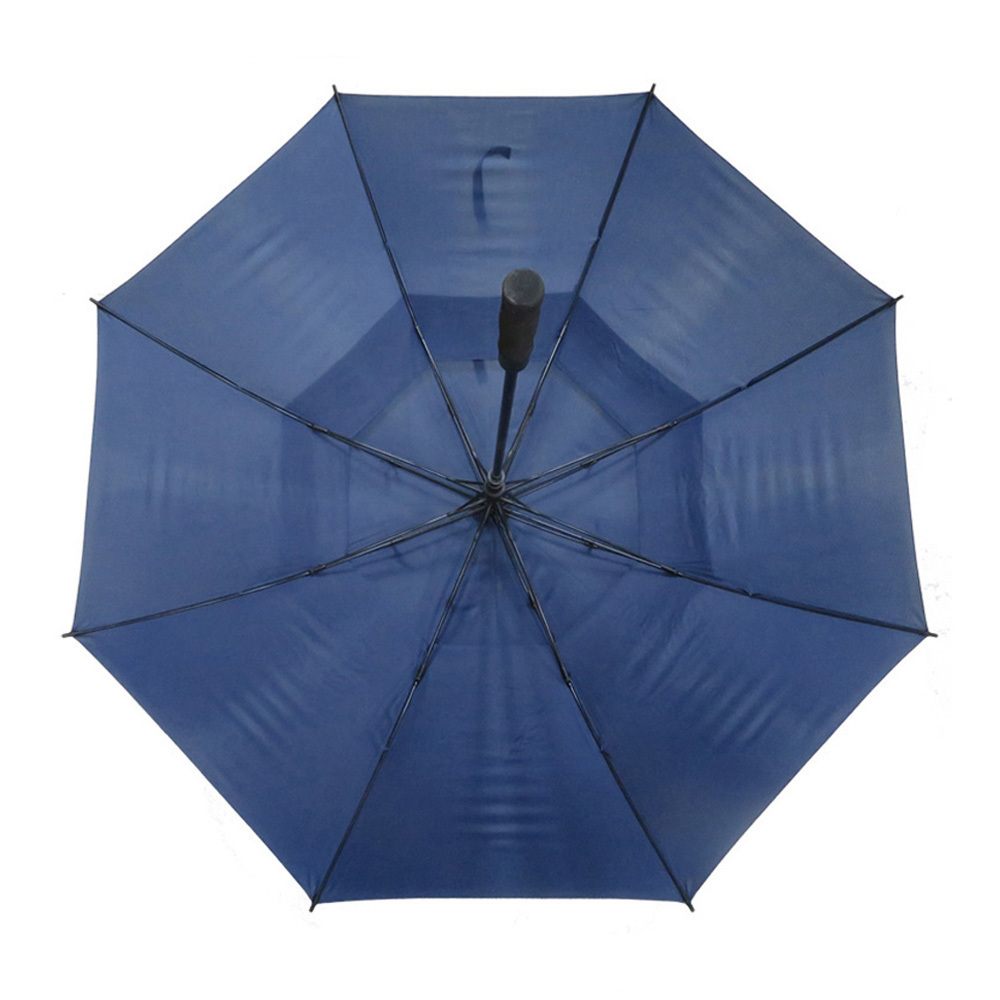 62inch Double Canopy Windproof Fiberglass Frame Large Outdoor Umbrella Golf  umbrella