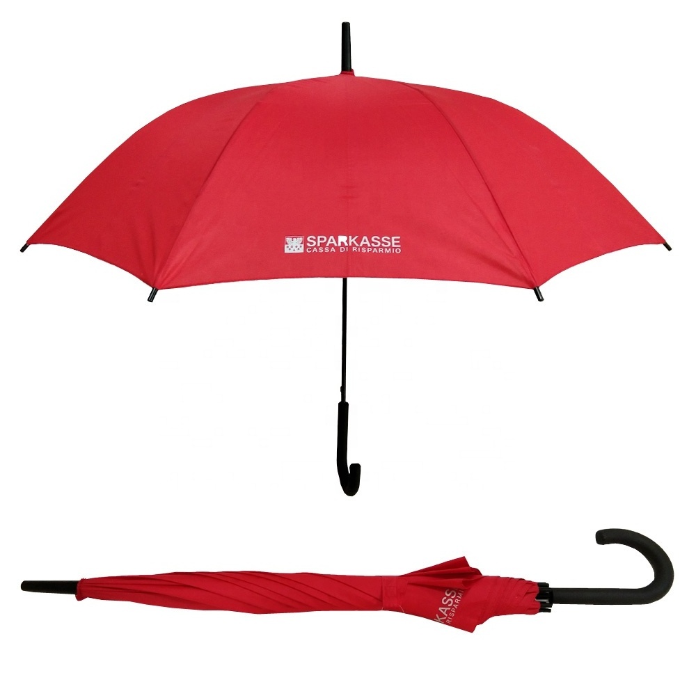 23 inch stick umbrella logo customized cheap umbrella for promotion