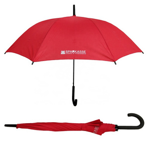 23 inch stick umbrella logo customized cheap umbrella for promotion