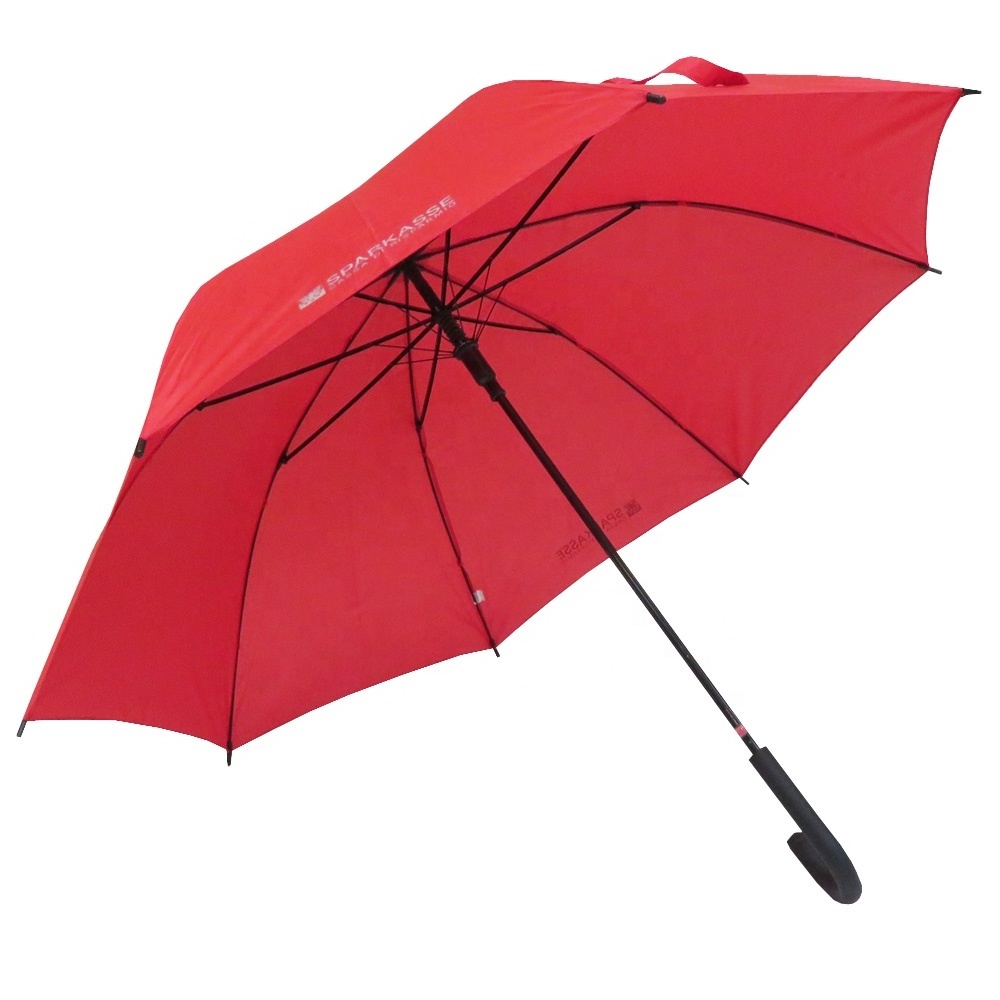 23 inch stick umbrella logo customized cheap umbrella for promotion