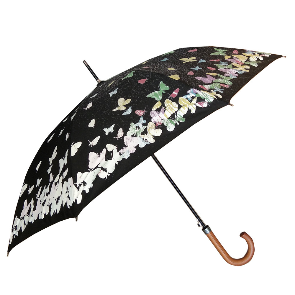 2021  23 inch Auto Open Butterfly print Umbrella Change Color umbrella wholesale